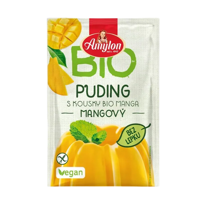 Amylon Puding mangový bez lepku 40 g BIO